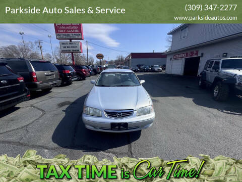 2002 Mazda 626 for sale at Parkside Auto Sales & Service in Pekin IL