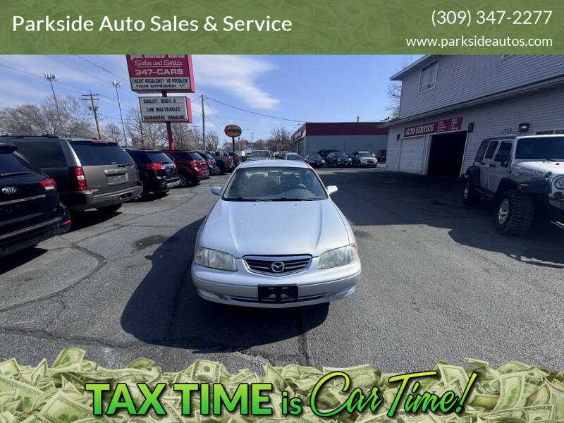 2002 Mazda 626 for sale at Parkside Auto Sales & Service in Pekin IL