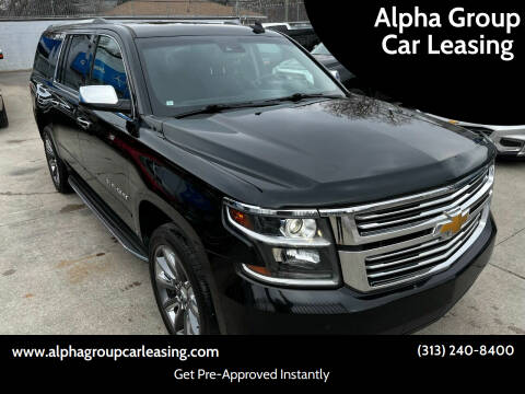 2015 Chevrolet Suburban for sale at Alpha Group Car Leasing in Redford MI