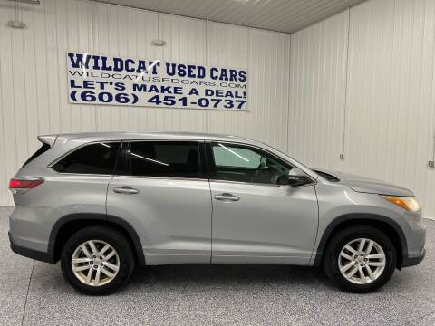 2014 Toyota Highlander for sale at Wildcat Used Cars in Somerset KY