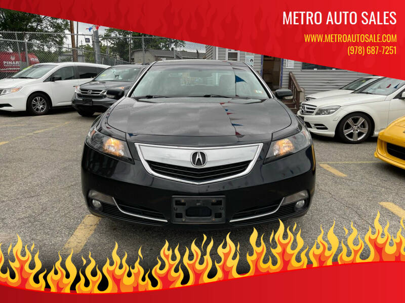 2012 Acura TL for sale at Metro Auto Sales in Lawrence MA