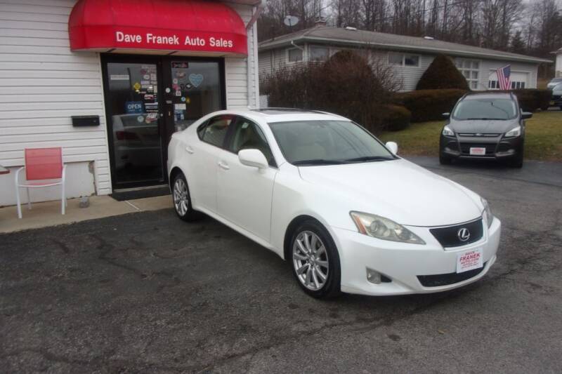 2008 Lexus IS 250 for sale at Dave Franek Automotive in Wantage NJ