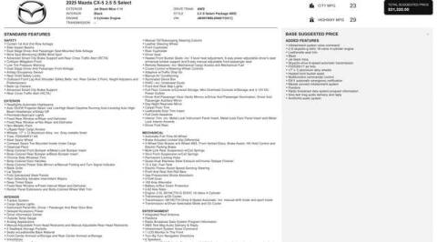 2025 Mazda CX-5 2.5 S Select