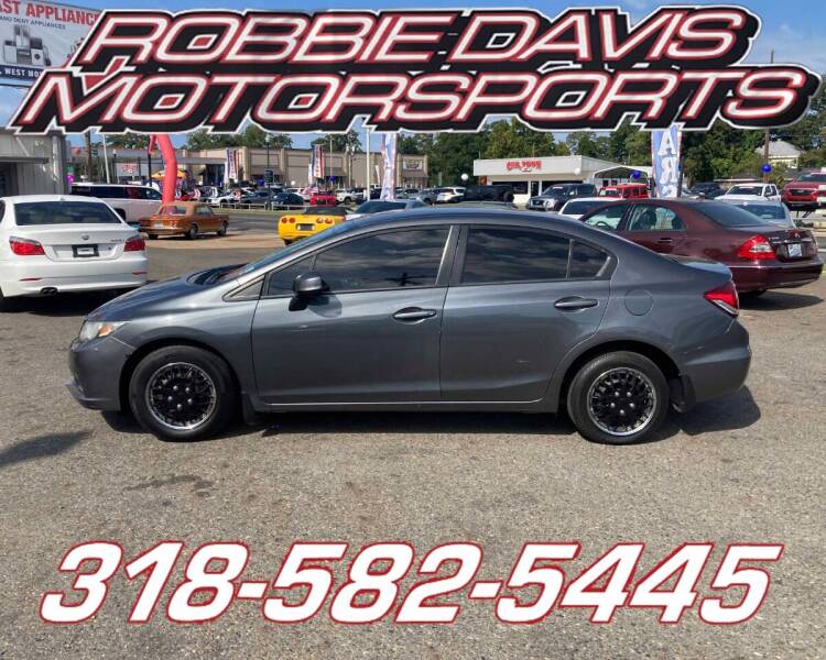 2013 Honda Civic for sale at Robbie Davis Motorsports in Monroe LA