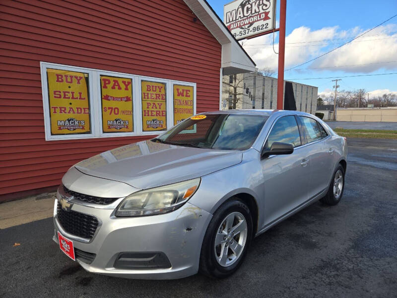 2015 Chevrolet Malibu for sale at Mack's Autoworld in Toledo OH