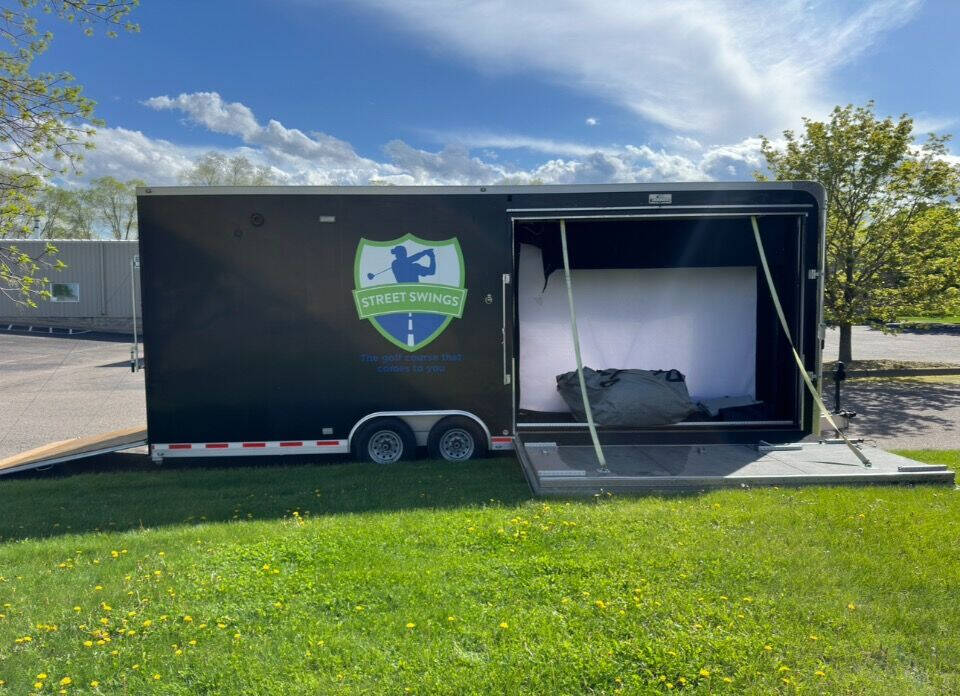 2017 ATC Golf 8.5x28 aluminum trailer for sale at Sales Ramp LLC in Elk River, MN