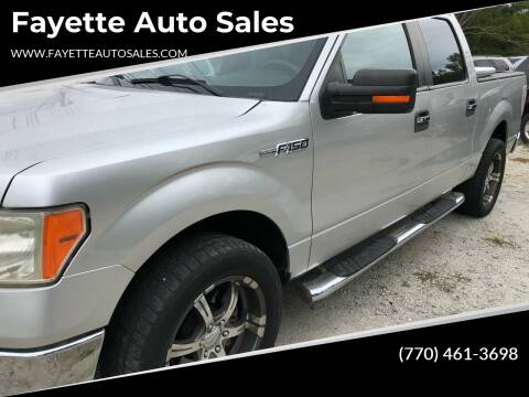 2010 Ford F-150 for sale at Fayette Auto Sales in Fayetteville GA