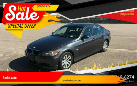 2006 BMW 3 Series for sale at Beck's Auto in Chesterfield VA