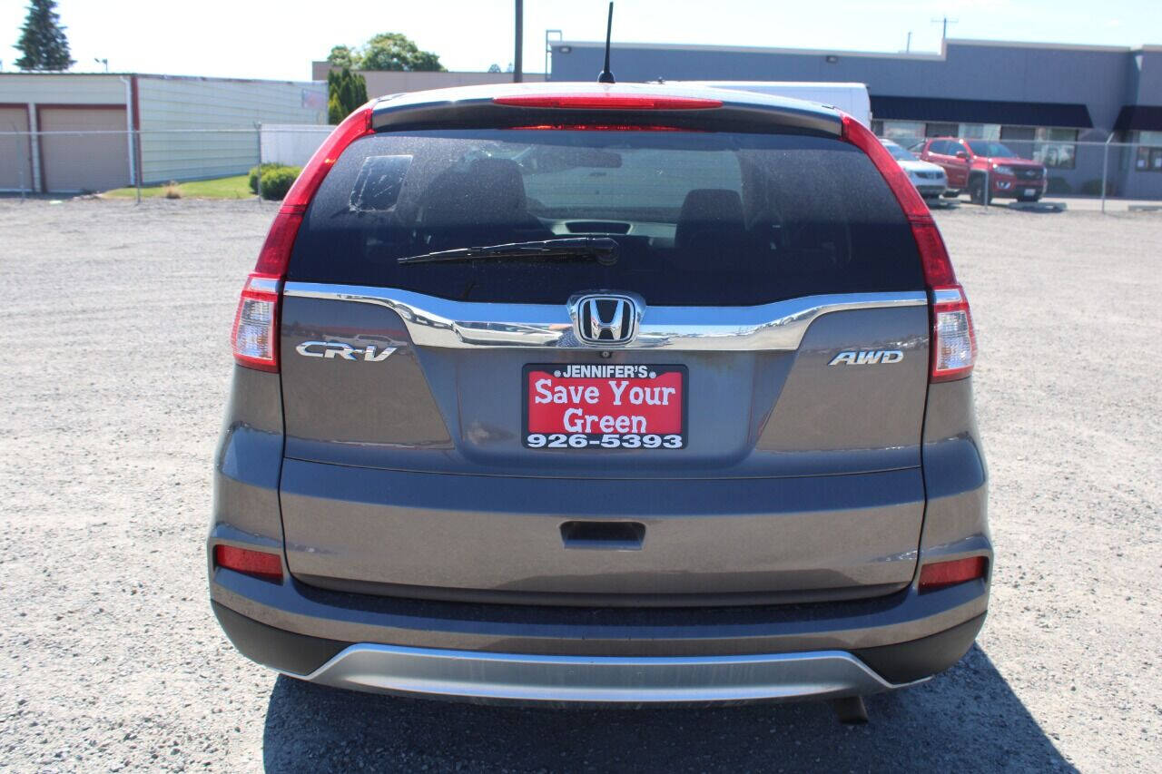 2015 Honda CR-V for sale at Jennifer's Auto Sales & Service in Spokane Valley, WA