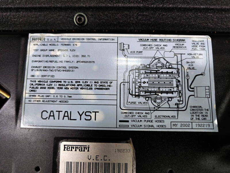 2002 Ferrari 575M Maranello