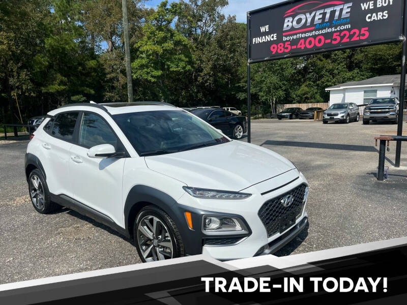 2021 Hyundai Kona for sale at Boyette Auto Sales in Covington LA