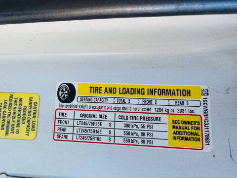 2018 Chevrolet Express 2500