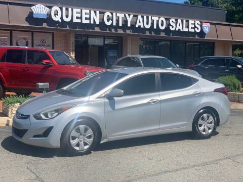 2016 Hyundai Elantra for sale at Queen City Auto Sales in Charlotte NC