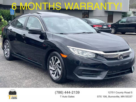 2018 Honda Civic for sale at T AUTO SALES LLC in Burnsville MN