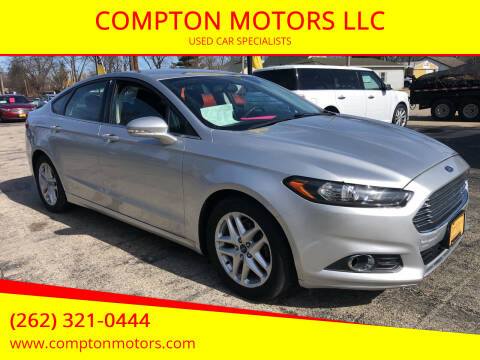 2015 Ford Fusion for sale at COMPTON MOTORS LLC in Sturtevant WI