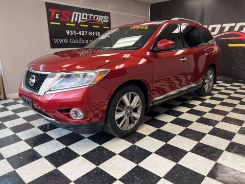 2014 Nissan Pathfinder for sale at T & S Motors in Ardmore TN