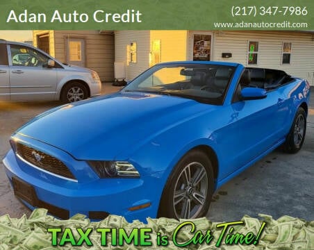2013 Ford Mustang for sale at Adan Auto Credit in Effingham IL