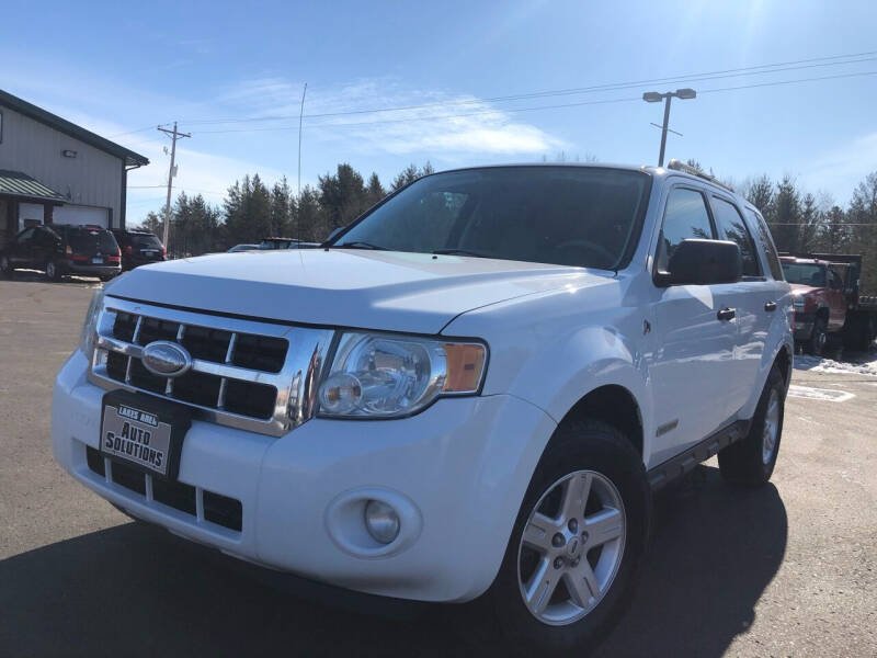 2008 Ford Escape Hybrid for sale at Lakes Area Auto Solutions in Baxter MN