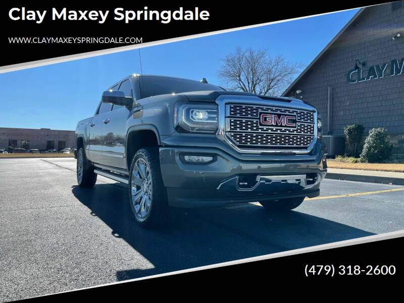 2018 GMC Sierra 1500 for sale at Clay Maxey Springdale in Springdale AR
