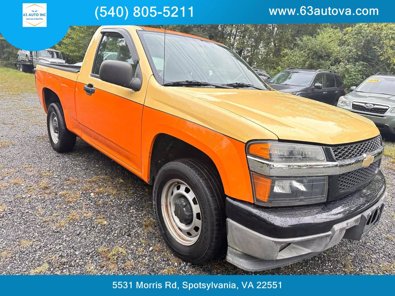 2012 Chevrolet Colorado for sale at 63 Auto Inc in Spotsylvania, VA