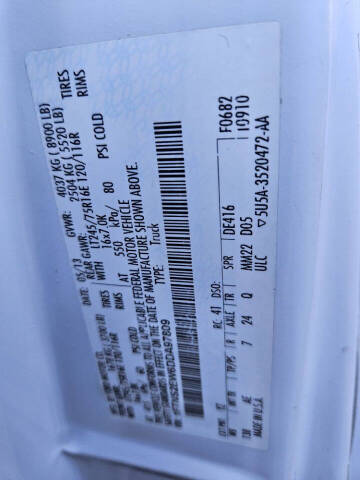 2013 Ford E-Series E-250