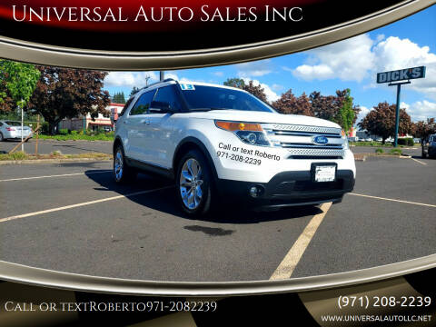 2013 Ford Explorer for sale at Universal Auto Sales Inc in Salem OR