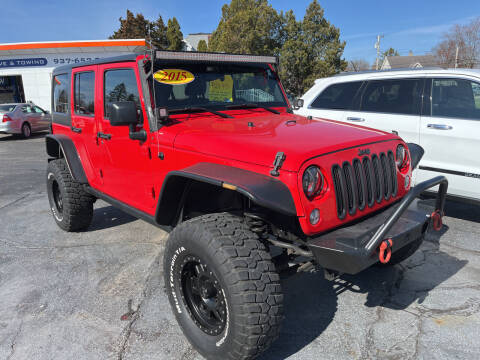 2015 Jeep Wrangler Unlimited for sale at Reser Motorsales, LLC in Urbana OH