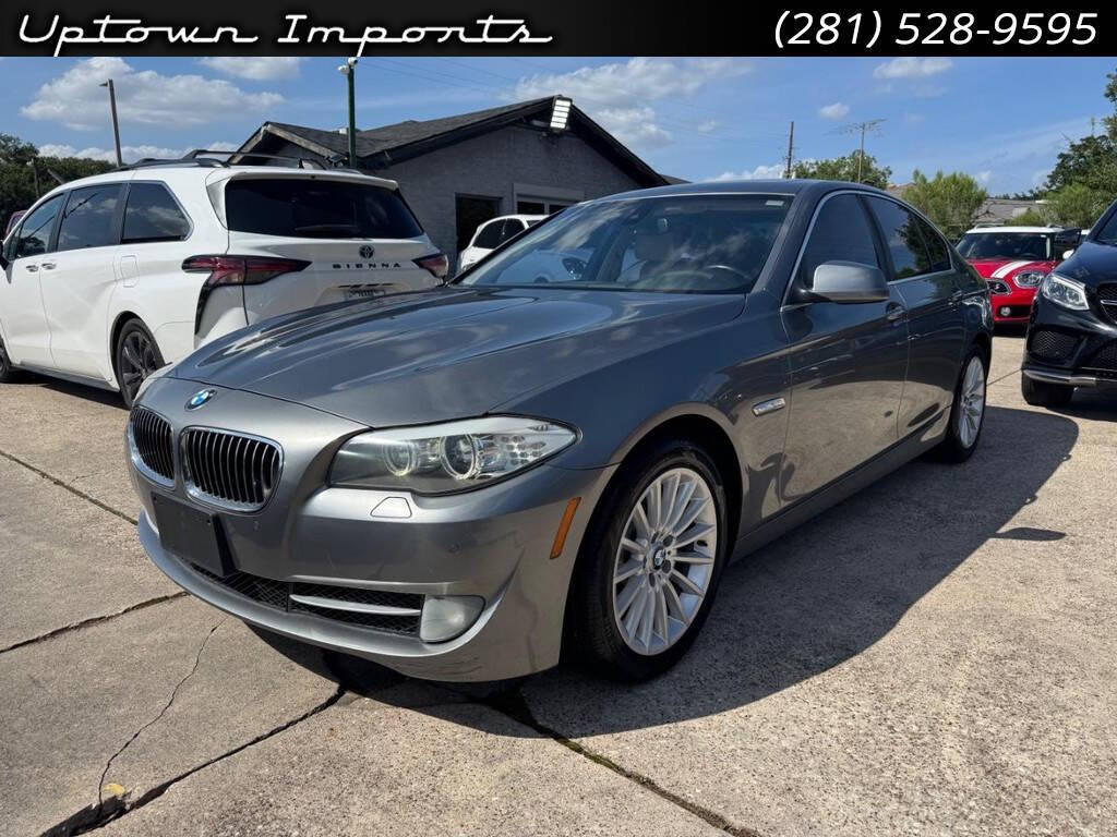 Gray 2011 BMW 5 Series 535i 535i 4dr Sedan 1