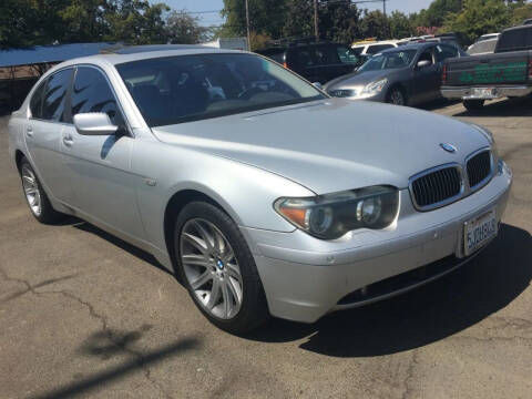 2002 BMW 7 Series for sale at Dealer Finance Auto Center LLC in Sacramento CA