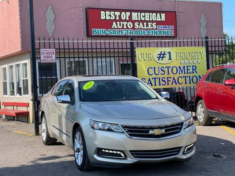2014 Chevrolet Impala for sale at Best of Michigan Auto Sales in Detroit MI