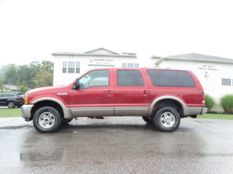 2000 Ford Excursion for sale at SOUTHERN SELECT AUTO SALES in Medina OH