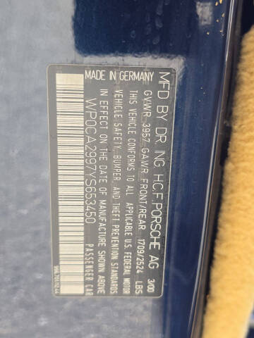 2000 Porsche 911 Carrera