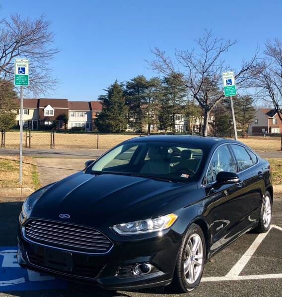 2016 Ford Fusion Hybrid for sale at ONE NATION AUTO SALE LLC in Fredericksburg VA