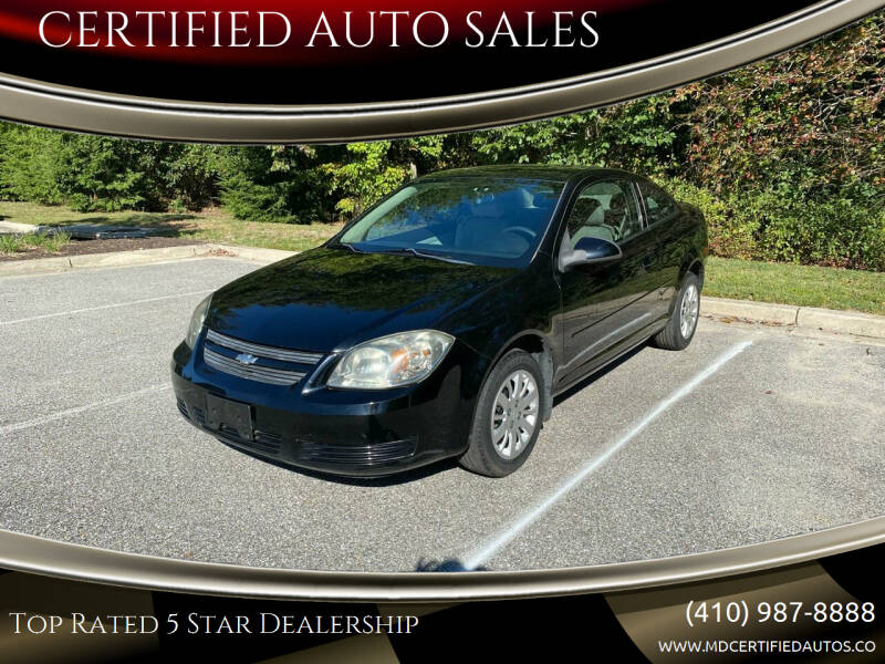 2010 Chevrolet Cobalt for sale at CERTIFIED AUTO SALES in Gambrills MD