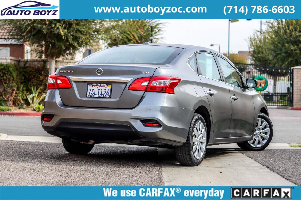 2016 Nissan Sentra for sale at Auto Boyz in Garden Grove, CA