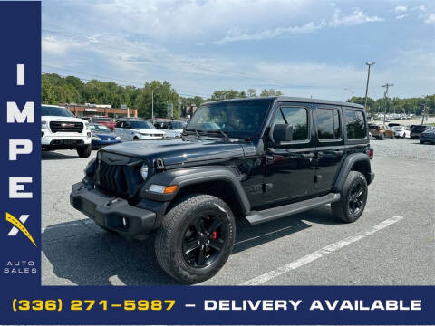2021 Jeep Wrangler Unlimited for sale at Impex Auto Sales in Greensboro NC