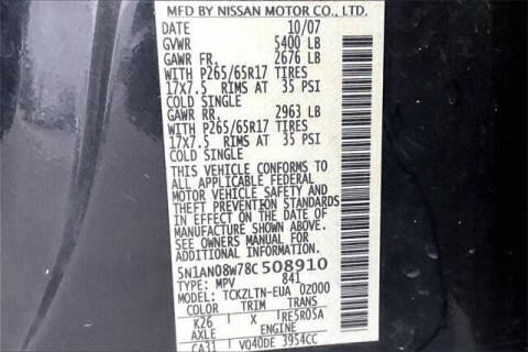 2008 Nissan Xterra SE