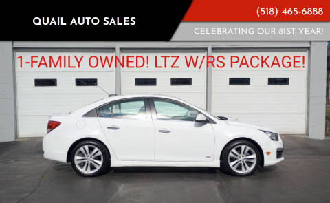 2016 Chevrolet Cruze Limited for sale at Quail Auto Sales in Albany NY
