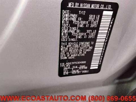 2012 Nissan Quest 3.5 SV