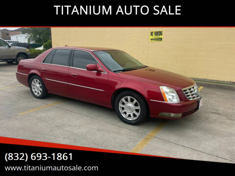 2010 Cadillac DTS for sale at TITANIUM AUTO SALE in Houston TX