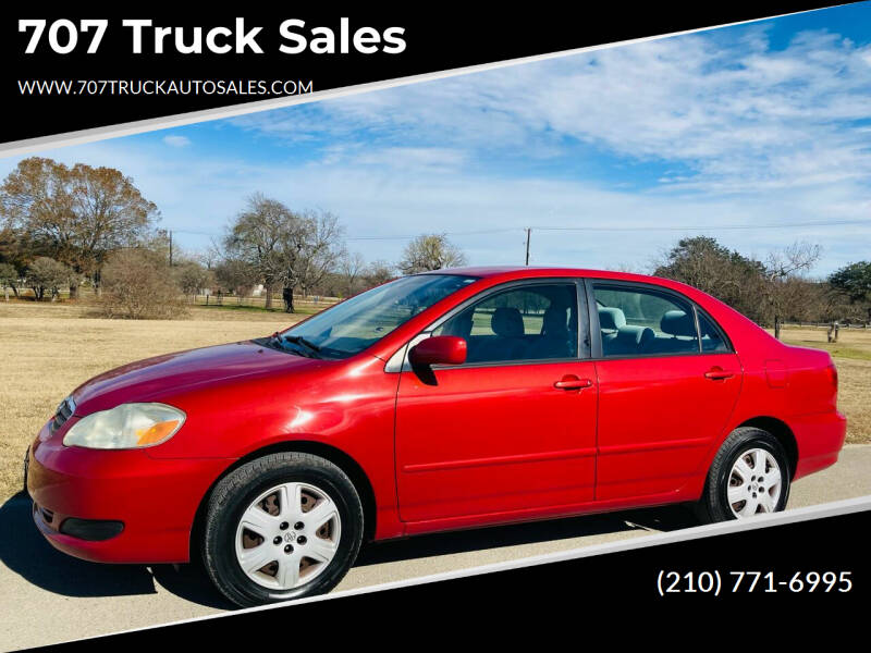 2007 Toyota Corolla for sale at BRACKEN MOTORS in San Antonio TX