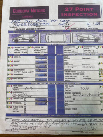 2005 Chevrolet Astro