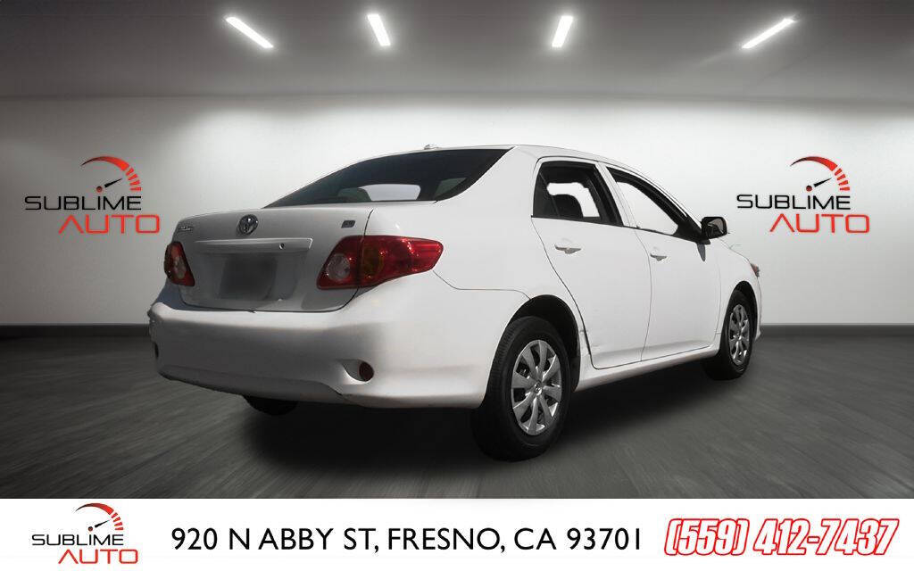 2010 Toyota Corolla for sale at SUBLIME AUTO in Fresno, CA