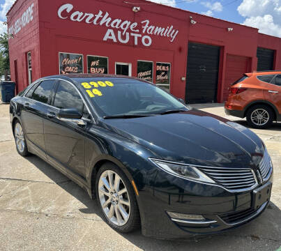2014 Lincoln MKZ for sale at Carthage Family Auto in Carthage MO