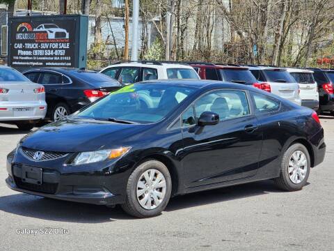 2012 Honda Civic for sale at United Auto Sales & Service Inc in Leominster MA