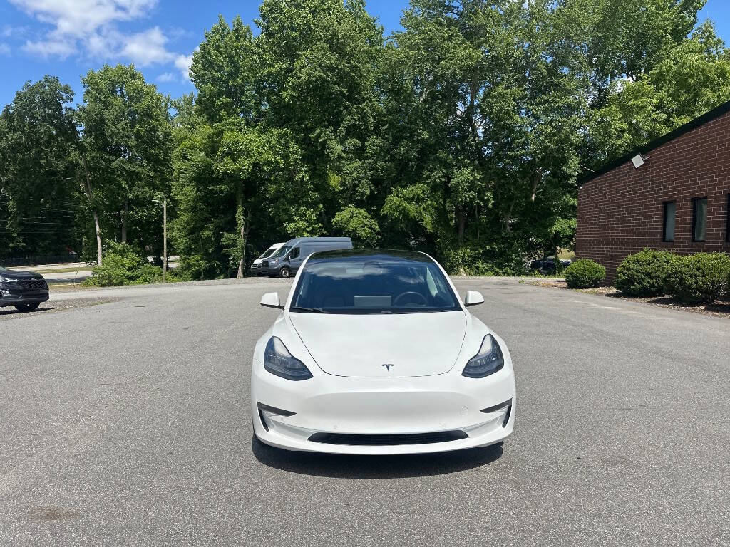 White 2021 Tesla Model 3 Long Range AWD Long Range 4dr Sedan 2
