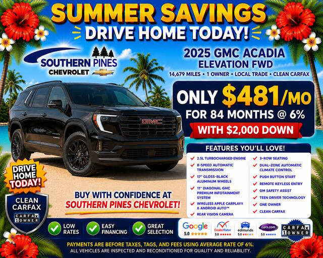 2025 GMC Acadia Elevation