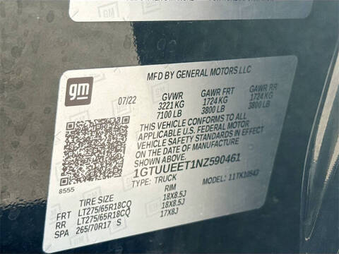 2022 GMC Sierra 1500