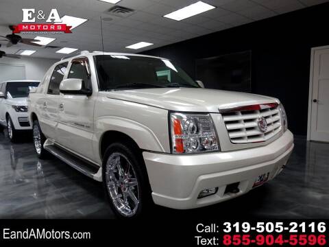 2002 Cadillac Escalade EXT for sale at E&A Motors in Waterloo IA