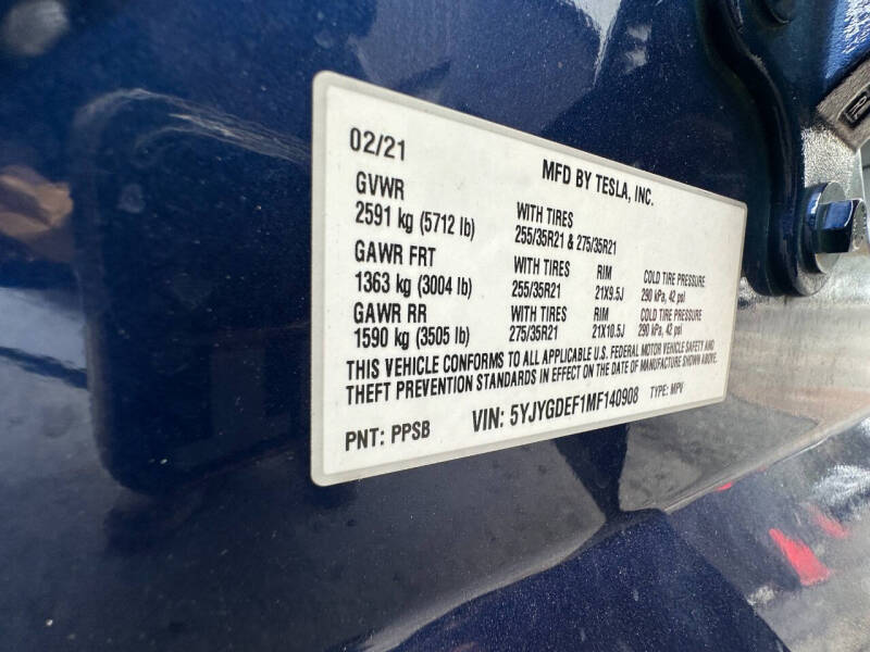 2021 Tesla Model Y Performance